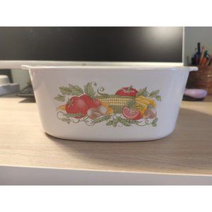 Corning Ware A-5-B 5 Liter Garden Harvest Baking Dish, No Lid